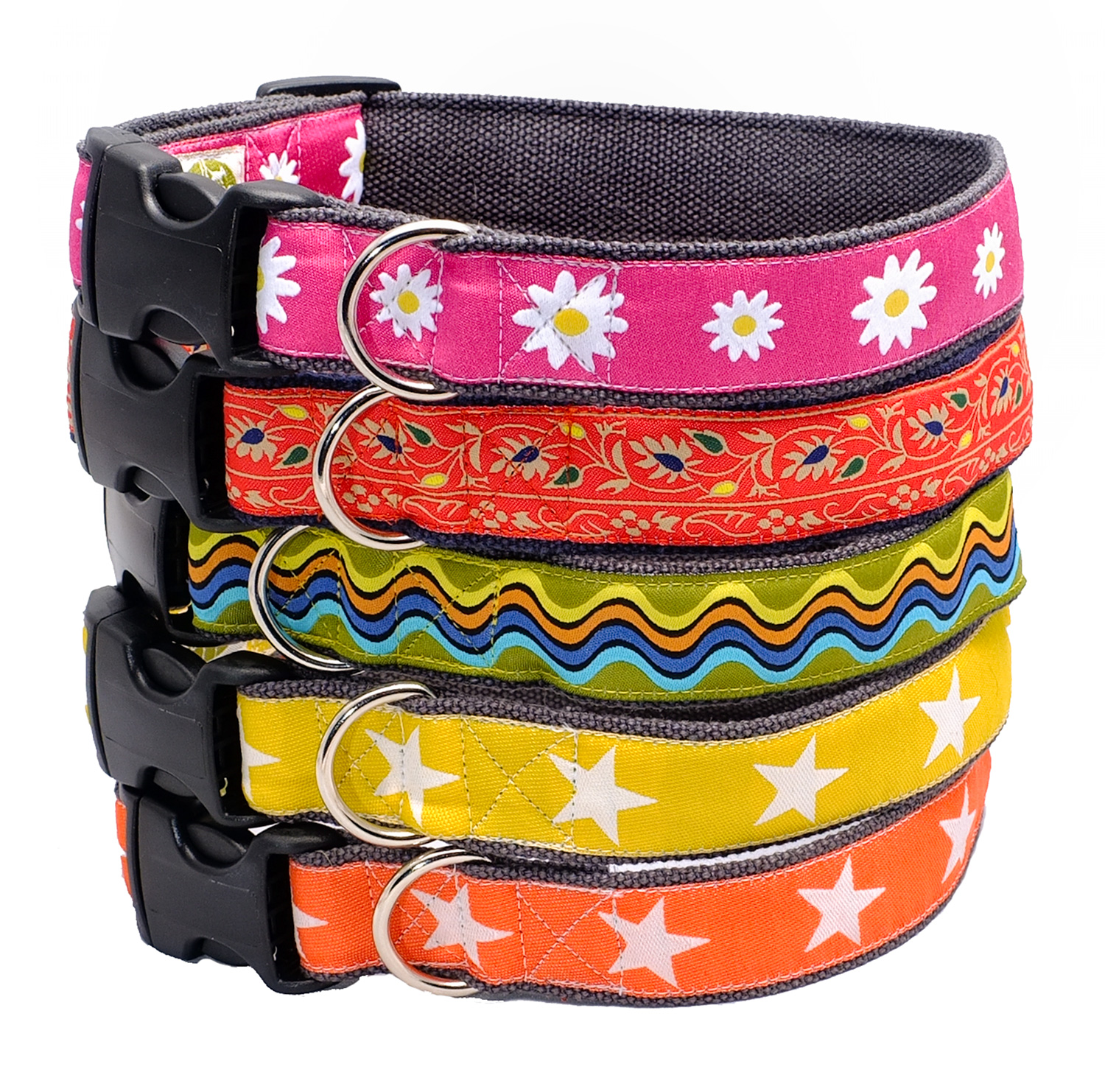 Handmade Dog Collars/rainbow Dog Collar/rainbow Dog/pink 