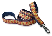 earthdog limited drop hemp leash in magical castles