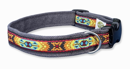 southwestern hemp adjustable collars - earthdog-sw