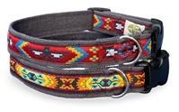 southwestern hemp adjustable collars limited release, monthly, hemp collar, hemp, adjustable collar, quick release collar, banana dog collar