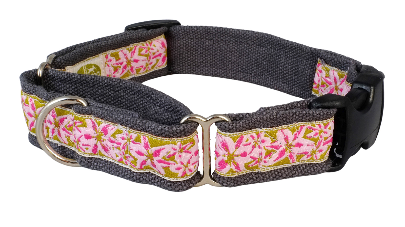 Buckle Martingale Collars Decorative Hemp Dog Collars